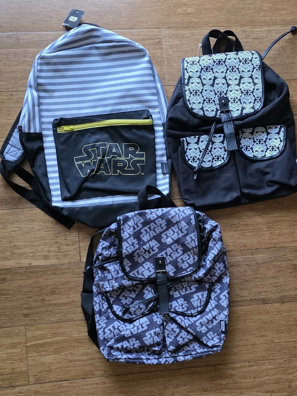 Trio Star Wars Backpacks
